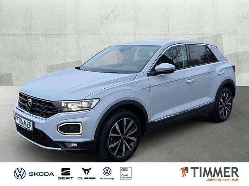 White silver metallic Gebraucht 2021 VW T-Roc Style SUV | 21.480 € (Fairer Preis) - Bild 1/4