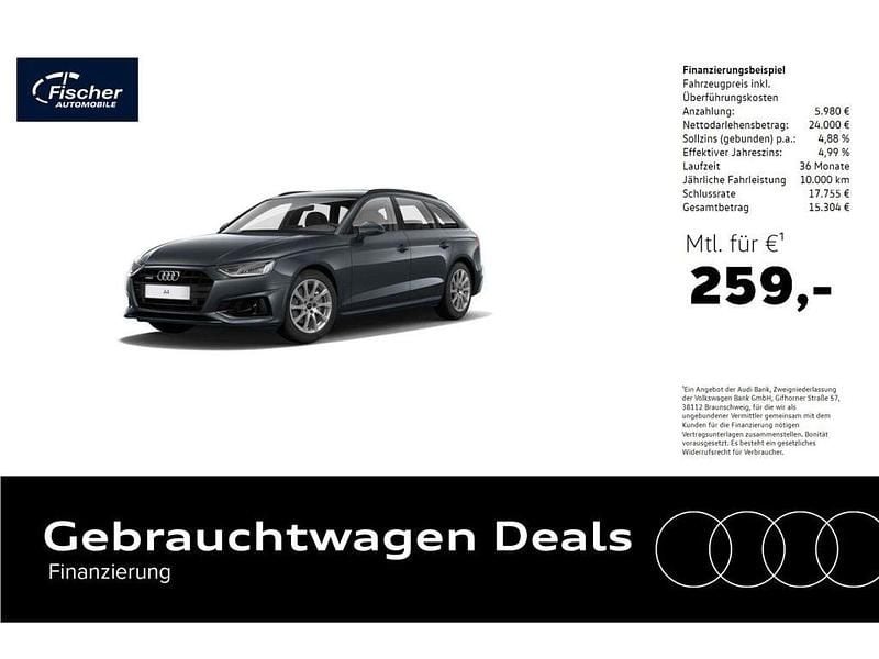 Grau Gebraucht 2021 Audi A4 Advanced Kombi | 29.980 € (Fairer Preis) - Bild 1/4