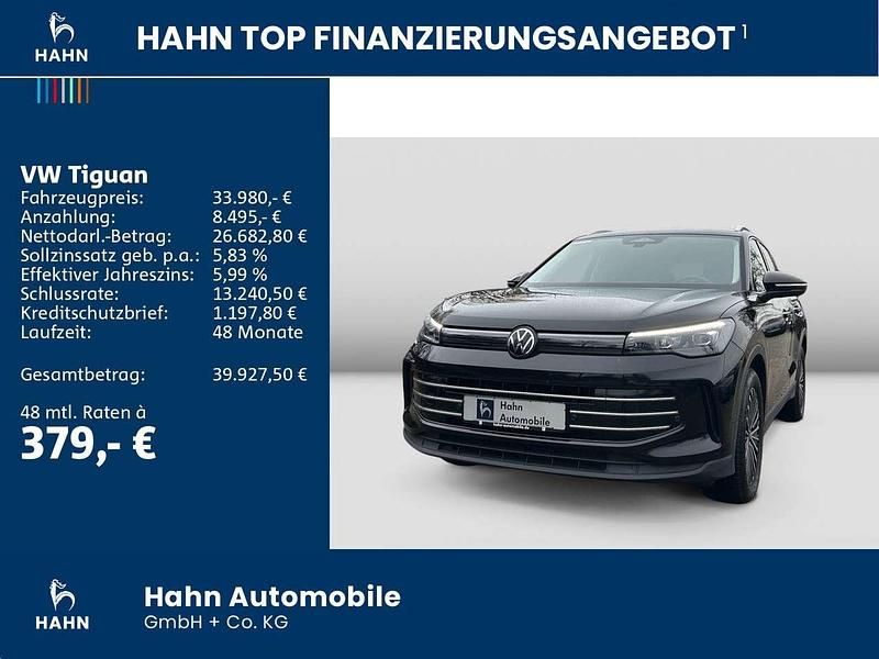 Gebraucht VW Tiguan Elegance 150 PS (110 kW) 2024 Deep black perleffekt SUV