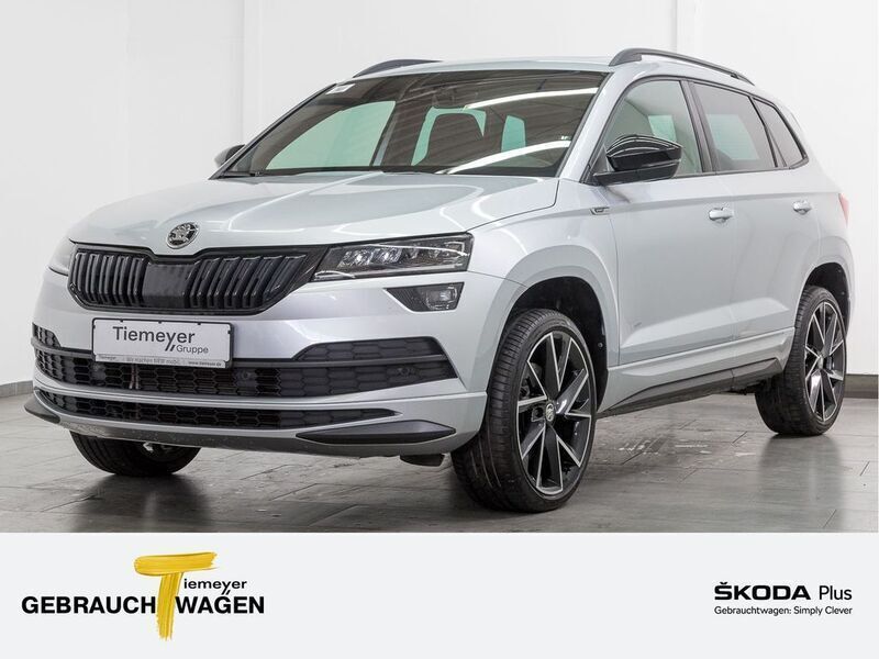 Silber Gebraucht 2022 Skoda Karoq SportLine SUV | 26.740 € (Fairer Preis) - Bild 1/4