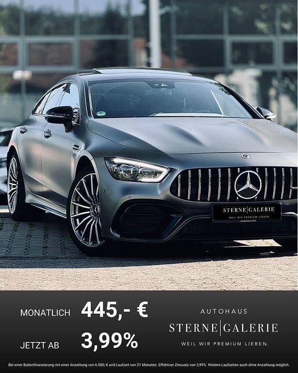 Obsidianschwarz metalliclack Gebraucht 2020 Mercedes AMG GT 43 AMG Coupé | 64.900 € - Bild 1/4