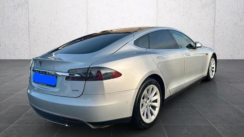 Gebraucht Tesla Model S 327 kW (445 PS) 2015 Silber Kleinwagen