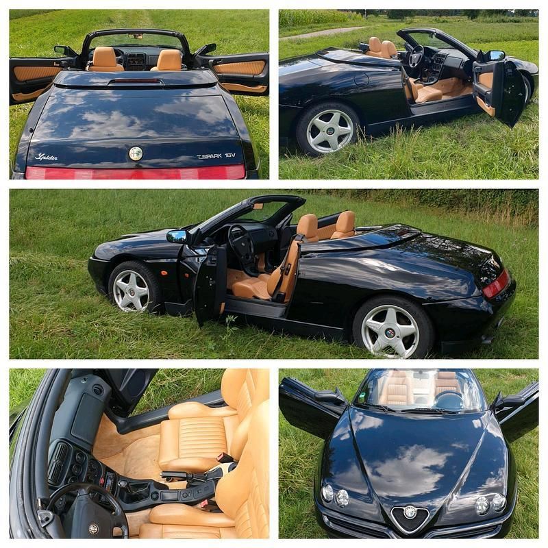 Schwarz Gebraucht 1997 Alfa Romeo Spider Cabrio | 6.555 € (Teuer) - Bild 1/2