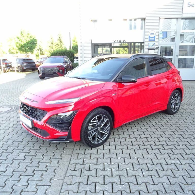 Rot Gebraucht 2022 Hyundai Kona N Line SUV | 24.999 € (Fairer Preis) - Bild 1/4