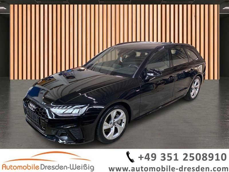 Schwarz Gebraucht 2024 Audi A4 S-line plus Kombi | 35.980 € (Guter Preis) - Bild 1/4