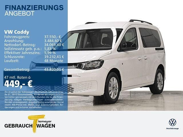 Neu VW Caddy Life 116 PS (85 kW) 2025 Weiß Van / Kleinbus