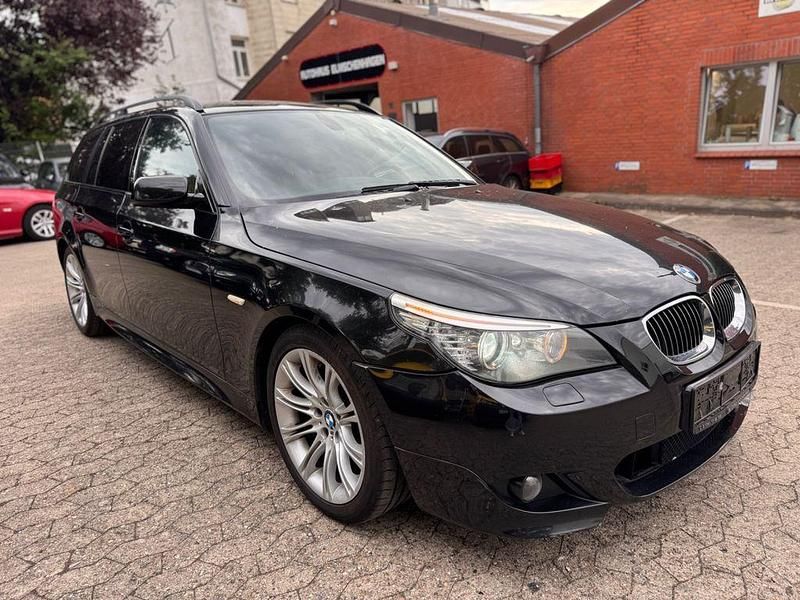 Schwarz Gebraucht 2009 BMW 530 M Sport Kombi | 6.990 € (Superpreis) - Bild 1/4