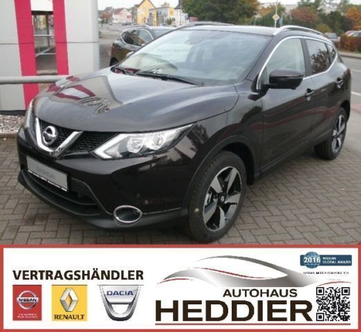 Schwarz metallic Gebraucht 2016 Nissan Qashqai N-Connecta SUV | 22.990 € - Bild 1/4