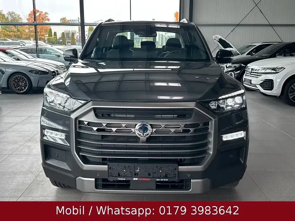 Neu KGM Musso 203 PS (149 kW) 2025 Dunkel grau metallic Pickup