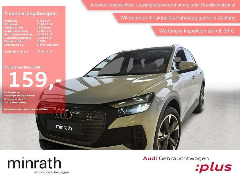 Gletscherweiß metallic Gebraucht 2023 Audi Q4 e-tron Ambiente SUV | 25.440 € (Superpreis) - Bild 1/4