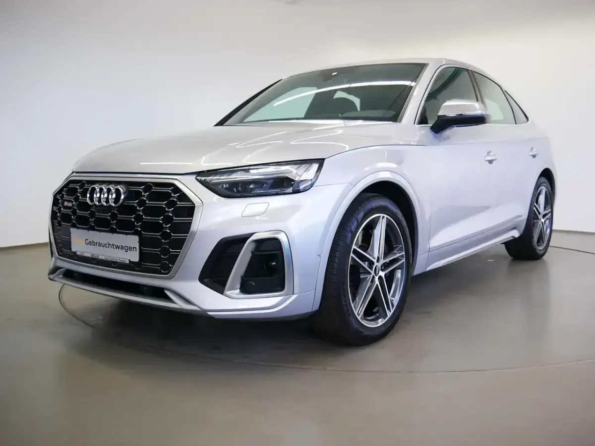 Gebraucht Audi SQ5 Sportback Design 341 PS (250 kW) 2022 Florettsilber metallic SUV
