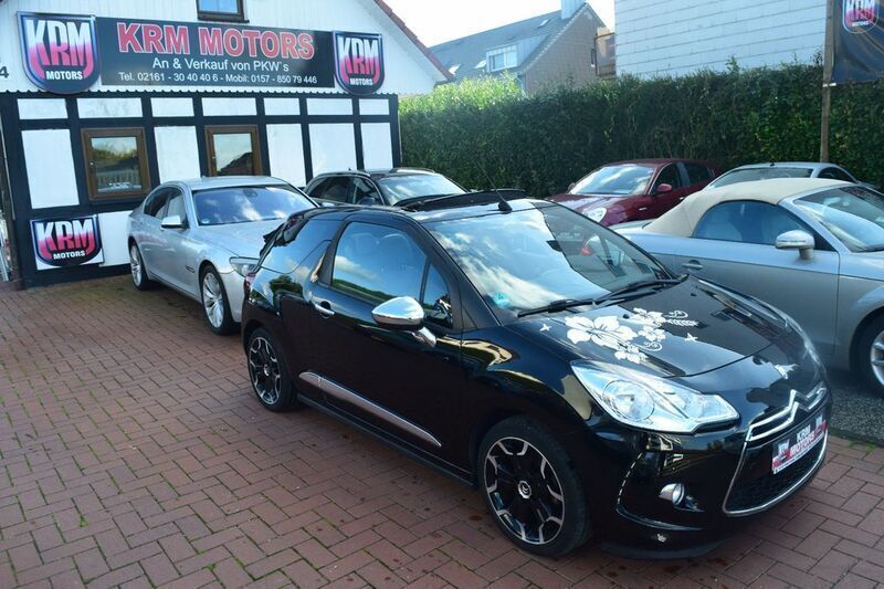 Schwarz Gebraucht 2013 Citroën DS3 Cabriolet Cabrio | 7.490 € (Fairer Preis) - Bild 1/4
