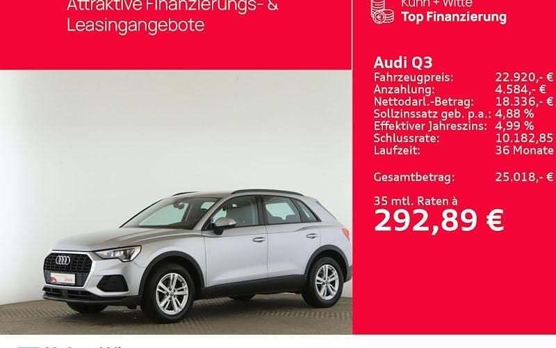 Silber Gebraucht 2020 Audi Q3 Advanced SUV | 22.920 € (Guter Preis) - Bild 1/4