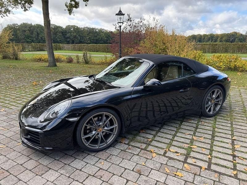 Schwarz Gebraucht 2017 Porsche 911 Carrera Cabriolet Cabrio | 79.911 € (Superpreis) - Bild 1/4