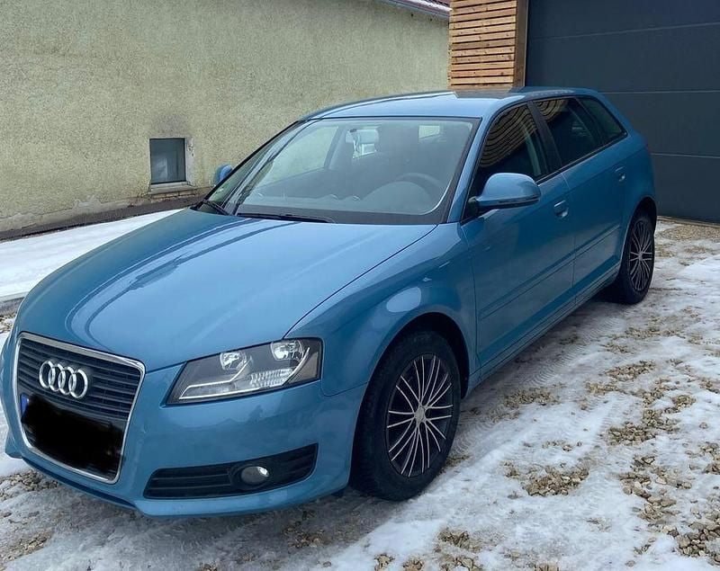 Gebraucht Audi A3 Attraction 140 PS (102 kW) 2009 Blau Kleinwagen