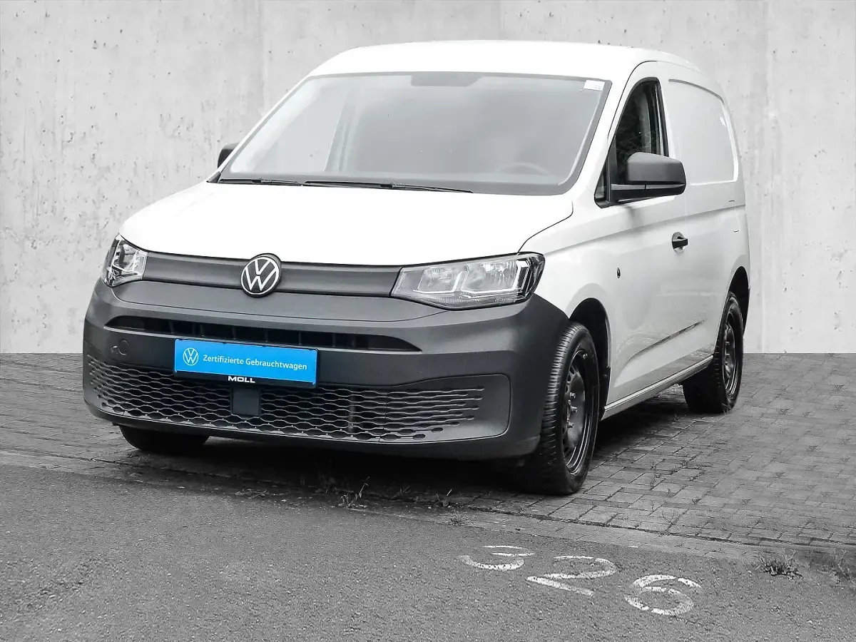Gebraucht VW Caddy 75 PS (55 kW) 2022 Candyweiß Van / Kleinbus