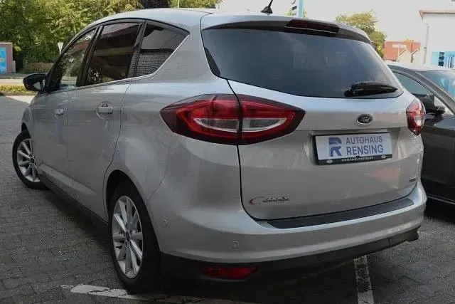 Gebraucht Ford C-MAX Titanium 125 PS (91 kW) 2018 Polarsilber Van / Kleinbus