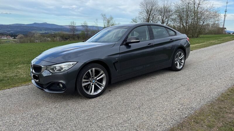Grau Gebraucht 2014 BMW 420 Gran Coupé Sport Line Coupé | 14.990 € (Fairer Preis) - Bild 1/4