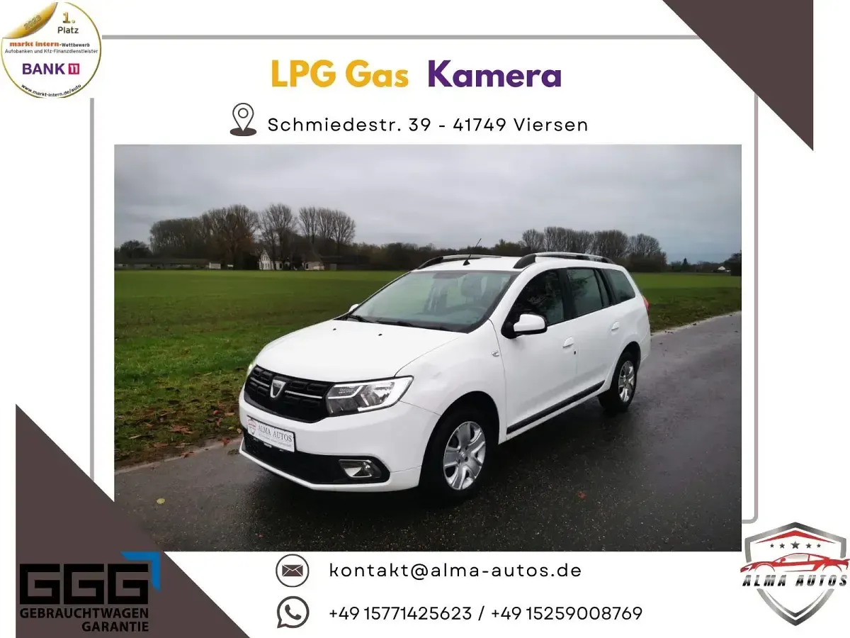 Second-hand Dacia Logan MCV 101 CP (74 kW) 2020 Alb Break