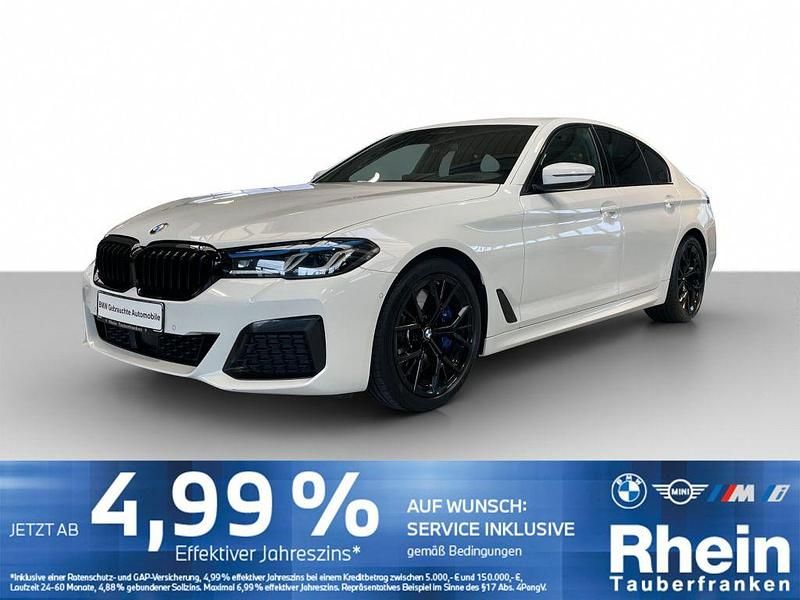 Alpinweiss iii Gebraucht 2022 BMW 540 M Sport Limousine | 52.640 € - Bild 1/4