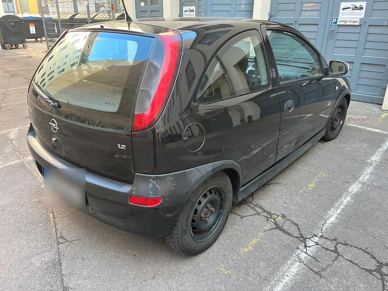 Gebraucht Opel Corsa 75 PS (55 kW) 2003 Schwarz Kleinwagen