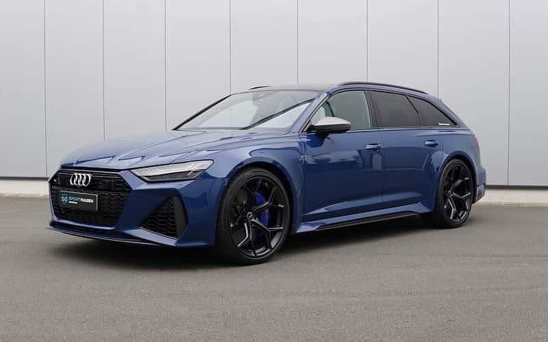 Blau Gebraucht 2025 Audi RS6 Performance Kombi | 139.900 € (Fairer Preis) - Bild 1/4