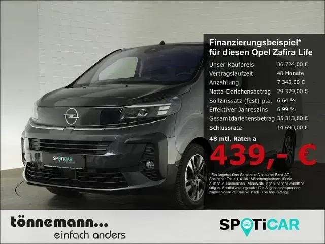 Gebraucht Opel Zafira Life Edition 177 PS (130 kW) 2024 Van / Kleinbus