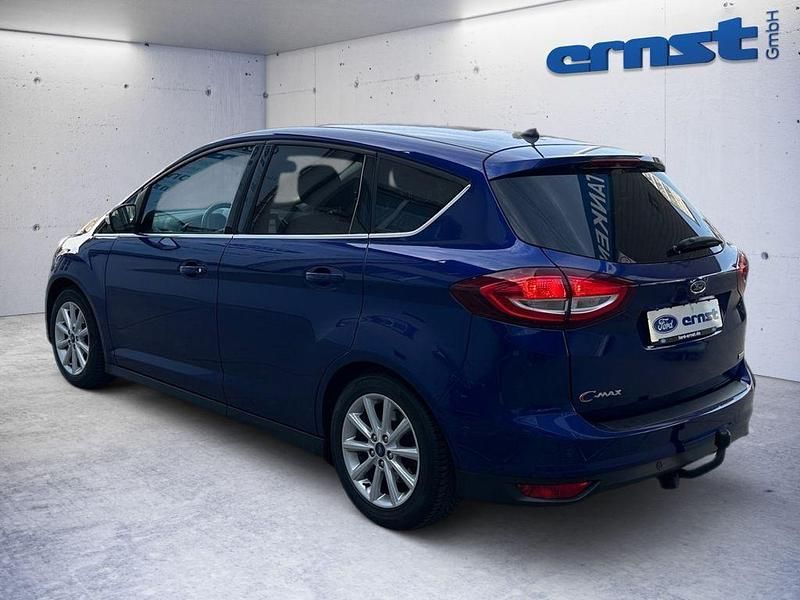 Gebraucht Ford C-MAX Titanium 125 PS (91 kW) 2018 Blau Van / Kleinbus