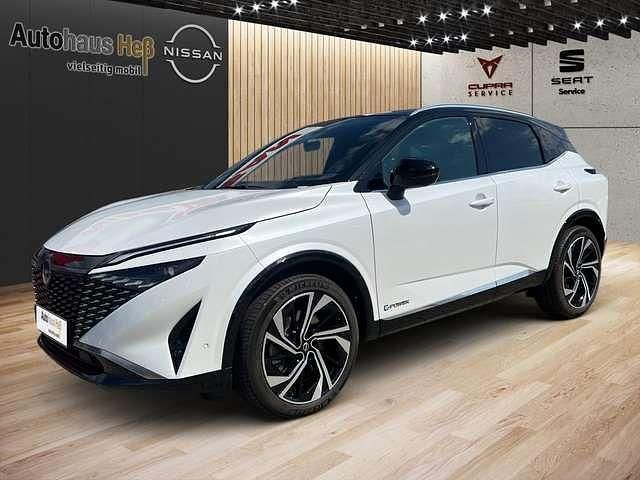 Weiß (metallic) Gebraucht 2024 Nissan Qashqai Tekna+ SUV | 36.490 € (Fairer Preis) - Bild 1/4