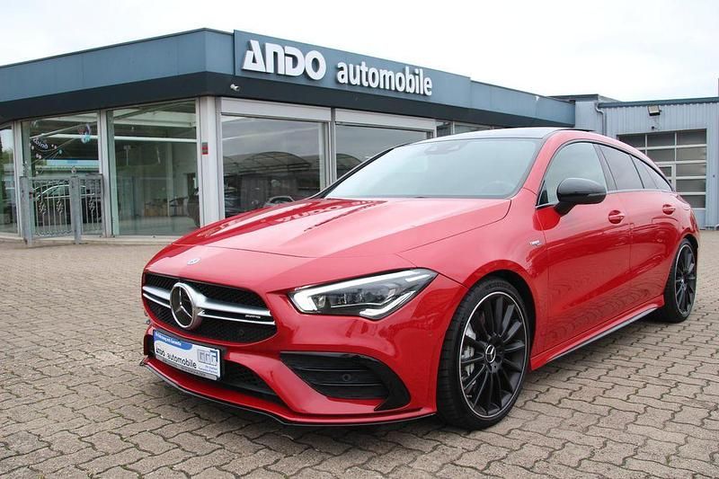 Rot Gebraucht 2019 Mercedes CLA35 AMG Shooting Brake AMG Kombi | 32.200 € (Fairer Preis) - Bild 1/4