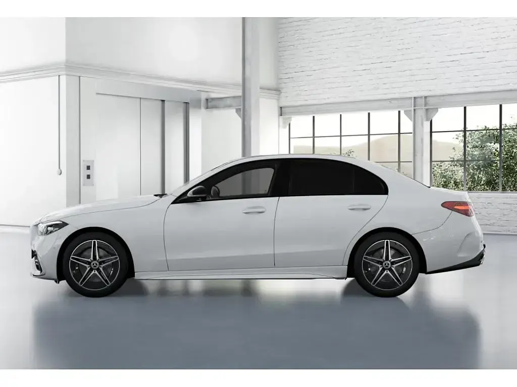 Gebraucht Mercedes C200 AMG 163 PS (119 kW) 2026 Unilack polarweiß Limousine