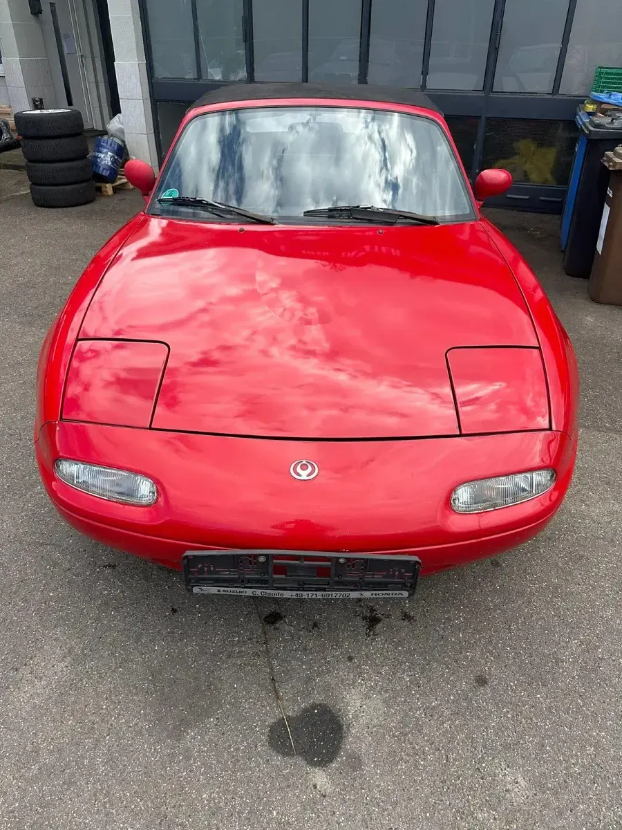 Usata Mazda MX5 131 CV (96 kW) 1996 Rosso Cabrio