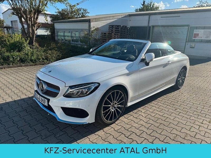 Weiß Gebraucht 2017 Mercedes C250 AMG Cabrio | 24.900 € (Fairer Preis) - Bild 1/4