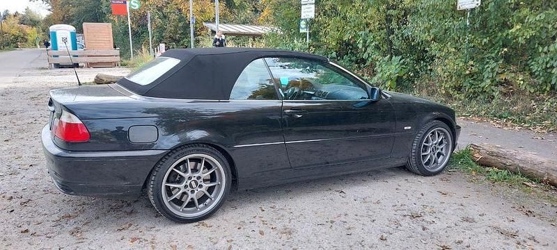 Schwarz Gebraucht 2000 BMW 330 Cabriolet Sport Line Cabrio | 12.500 € (Guter Preis) - Bild 1/4