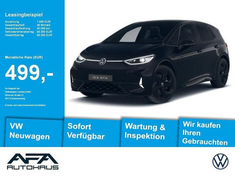 Schwarz Neu 2025 VW ID.3 GTX Kleinwagen | 59.300 € - Bild 1/4