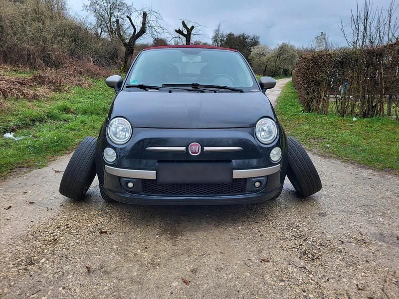 Gebraucht Fiat 500 101 PS (74 kW) 2011 Schwarz Cabrio