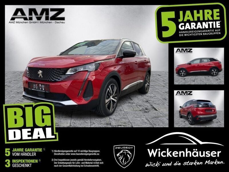 Lackierung ultimate rot/metall Gebraucht 2022 Peugeot 3008 GT Limousine | 27.490 € (Fairer Preis) - Bild 1/4