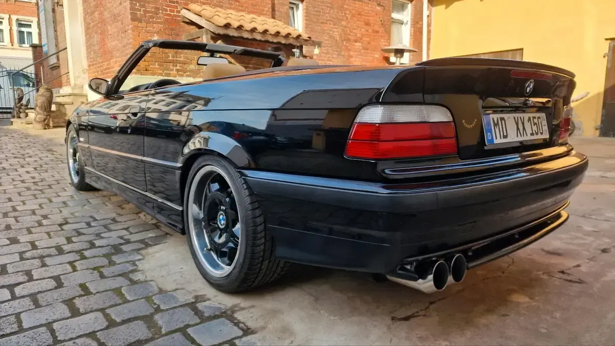 Gebraucht BMW 320 Cabriolet 1997 Schwarz Cabrio
