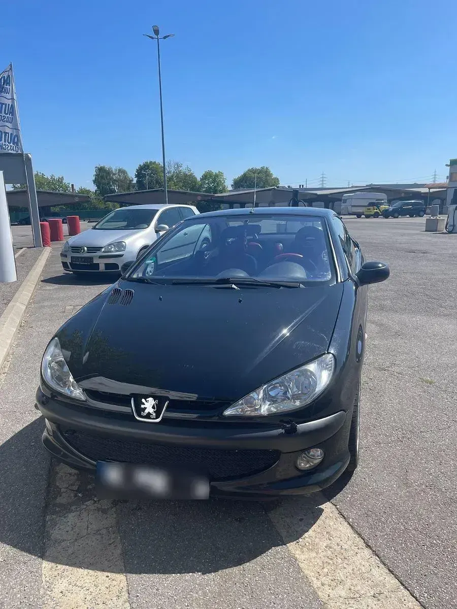 Gebraucht Peugeot 206 CC Platinum 136 PS (100 kW) 2001 Schwarz Cabrio