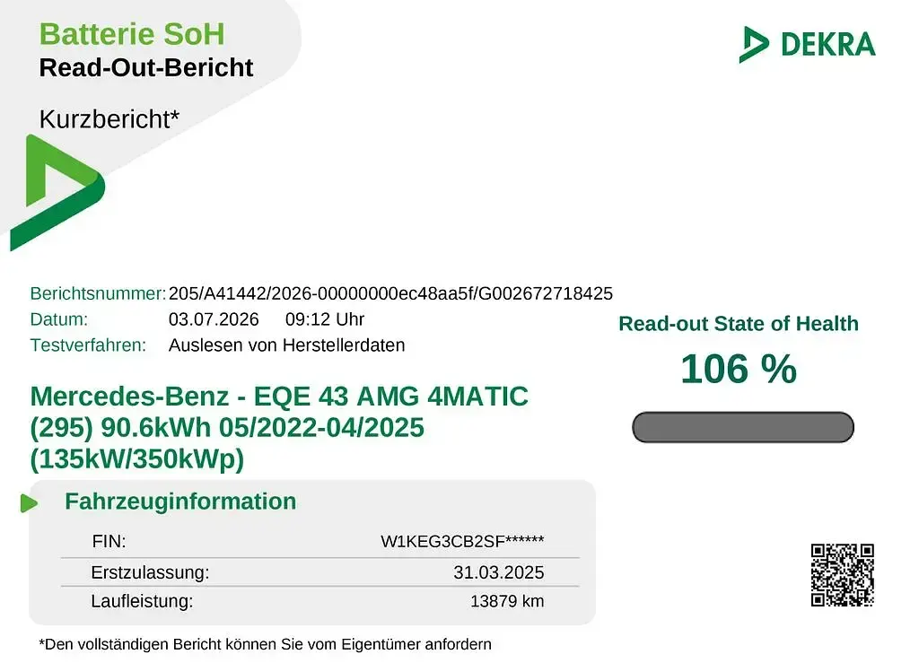 Gebraucht Mercedes EQE AMG 43 AMG 350 kW (476 PS) 2025 Grau Limousine