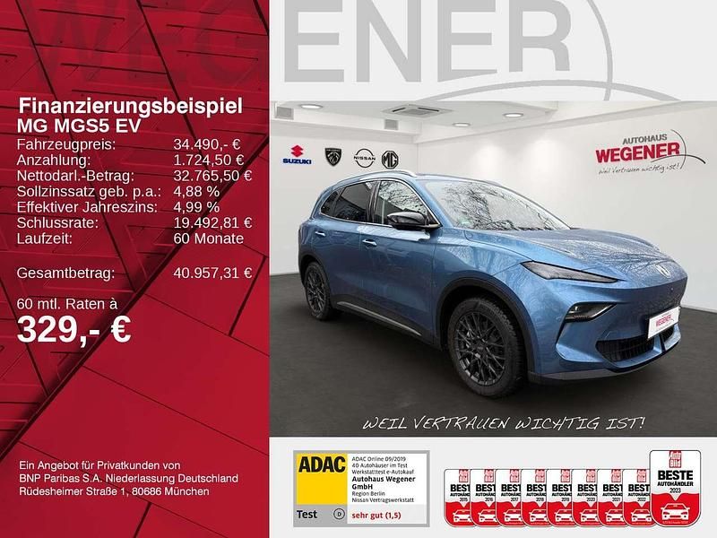 Gebraucht MG MGS5 EV Luxury 169 kW (231 PS) 2025 Picadilly blue SUV