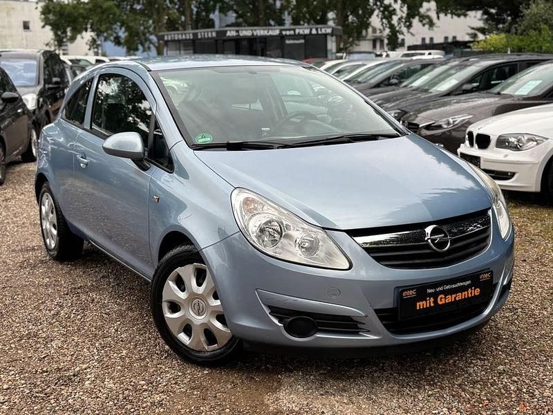 Blau Gebraucht 2008 Opel Corsa Limousine | 1.990 € (Fairer Preis) - Bild 1/4