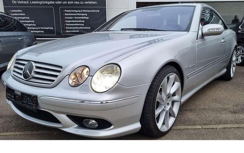 Brillantsilber metalliclack Gebraucht 2003 Mercedes CL55 AMG AMG Coupé | 44.144 € - Bild 1/4