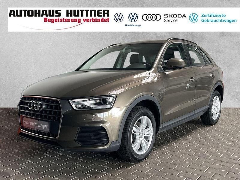 Tundrabraun (metallic) Gebraucht 2015 Audi Q3 Basis SUV | 14.890 € (Guter Preis) - Bild 1/4
