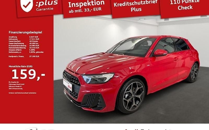 Rot Gebraucht 2024 Audi A1 Sportback S-Line Kleinwagen | 26.390 € (Guter Preis) - Bild 1/4