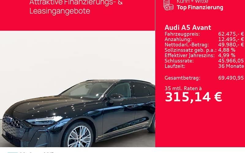 Schwarz Gebraucht 2024 Audi A5 Comfort Coupé | 53.750 € (Fairer Preis) - Bild 1/4