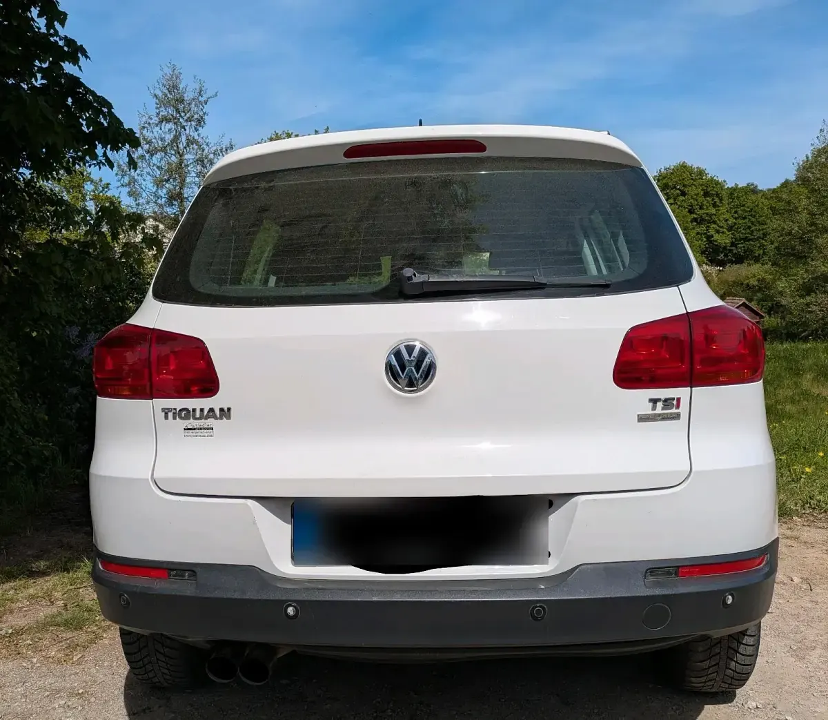 Używany VW Tiguan 120 KM (88 kW) 2012 Biały SUV
