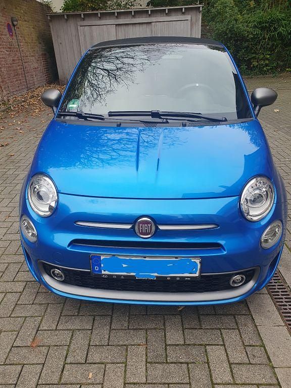 Blau Gebraucht 2021 Fiat 500C Sport Cabrio | 12.990 € (Fairer Preis) - Bild 1/4