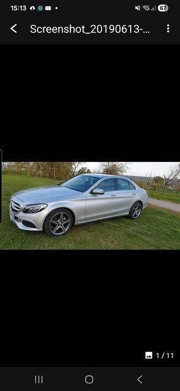 Silber Gebraucht 2017 Mercedes C180 Avantgarde Limousine | 19.750 € (Fairer Preis) - Bild 1/4