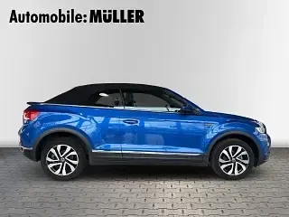 Gebraucht VW T-Roc Cabriolet 110 PS (80 kW) 2021 Blau Cabrio
